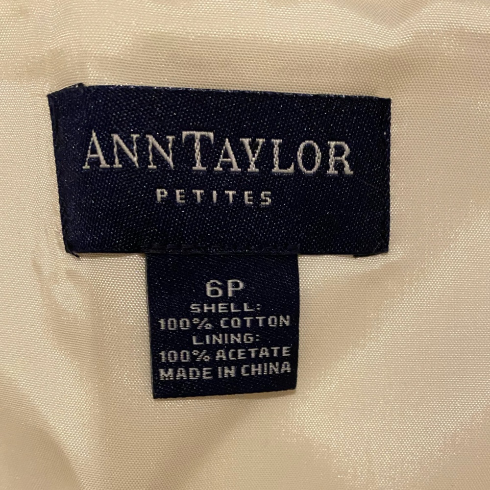 Ann Taylor Black and White Strapless Dress - Picture 2 of 4